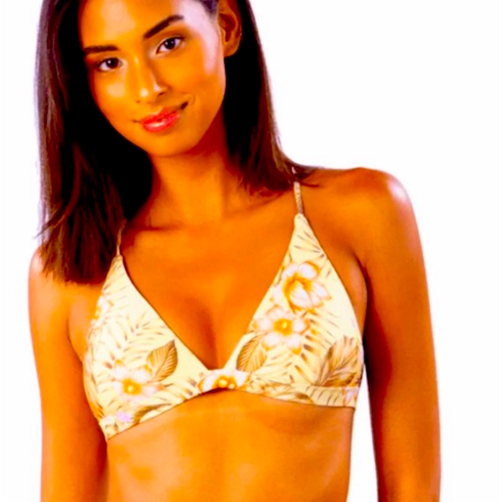 RIPCURL PLAYA BELLA CHEEKY HIPSTER bikini TOP SIZE large  NEW W TAGS !!